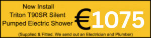 Triton T90SR Silent Pumped Electric Shower (New Install)