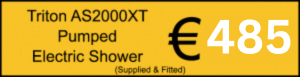 Triton AS2000XT Pumped Electric Shower