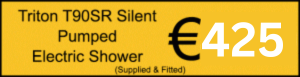 Triton T90SR Silent Pumped Electric Shower